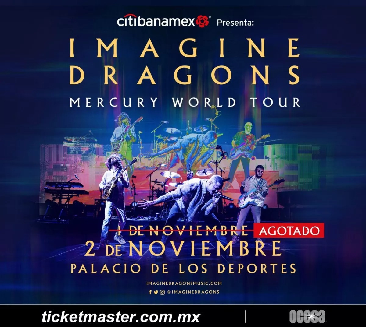 Imagine Dragons Mercury World Tour Viene A M Xico Puro Rock Puro