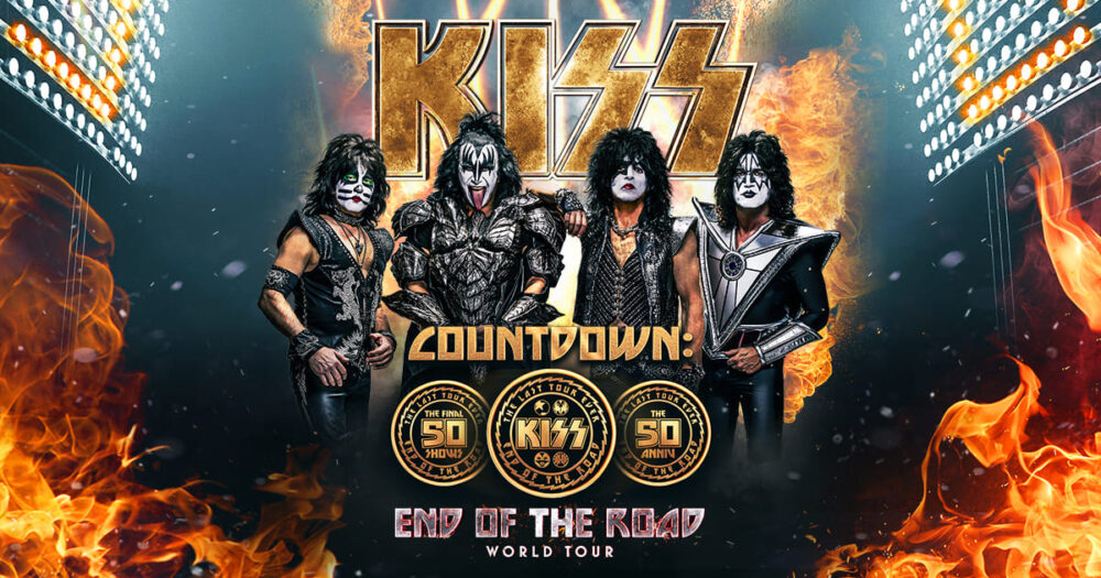 Kiss anuncia su último concierto en su historia. 50 años de Rock and