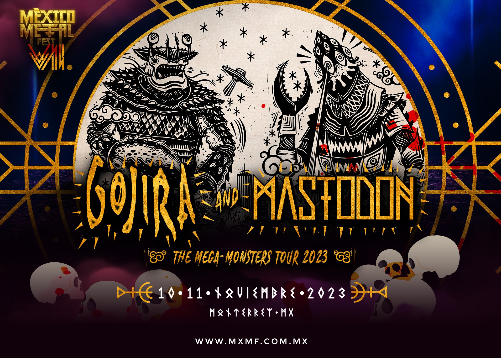 GOJIRA Y MASTODON LLEGAN CON THE MEGAMONSTERS TOUR 2023 PARA ENCABEZAR